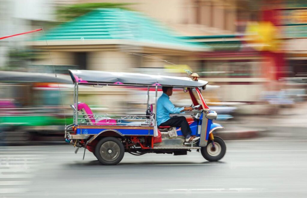 Bangkok tuktuk ride, things to do in Thailand