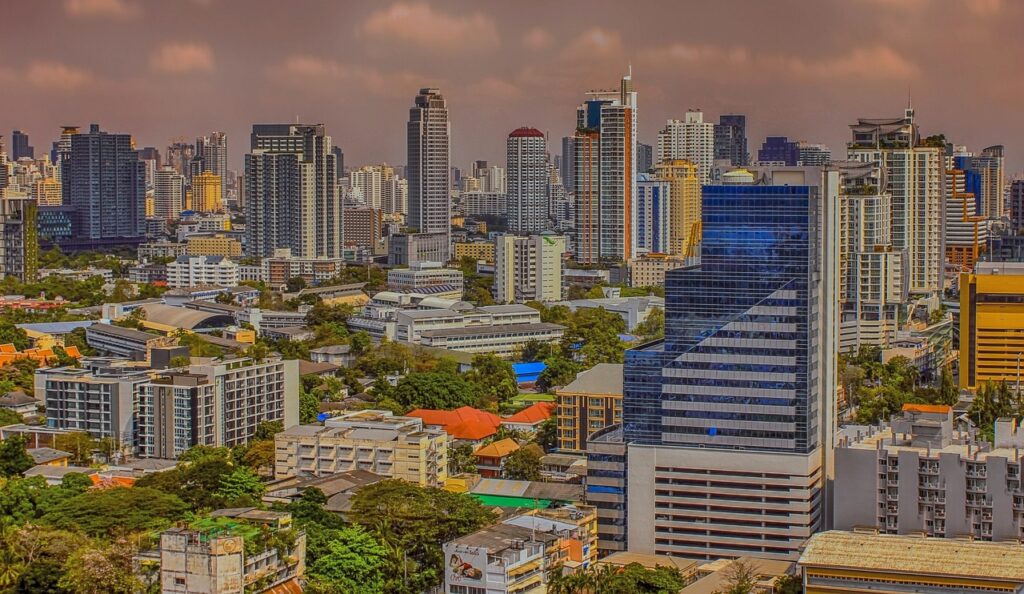 Bangkok scene during best time to visit Thailand