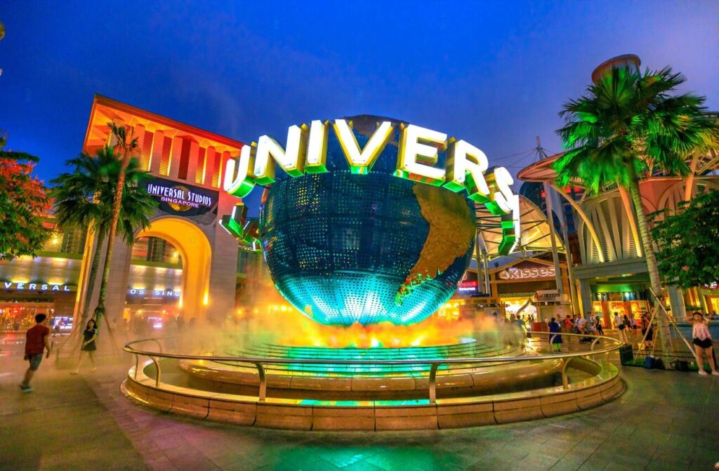 Universal studio visit i son eof the things to do in Singapore