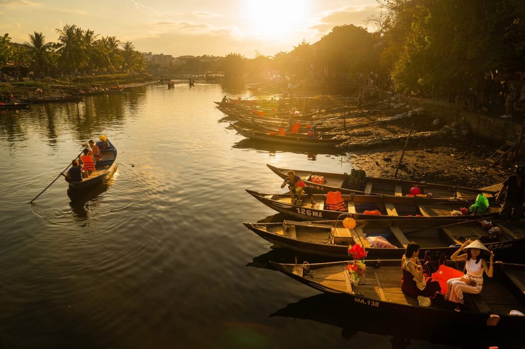 Sunset in Vietnam