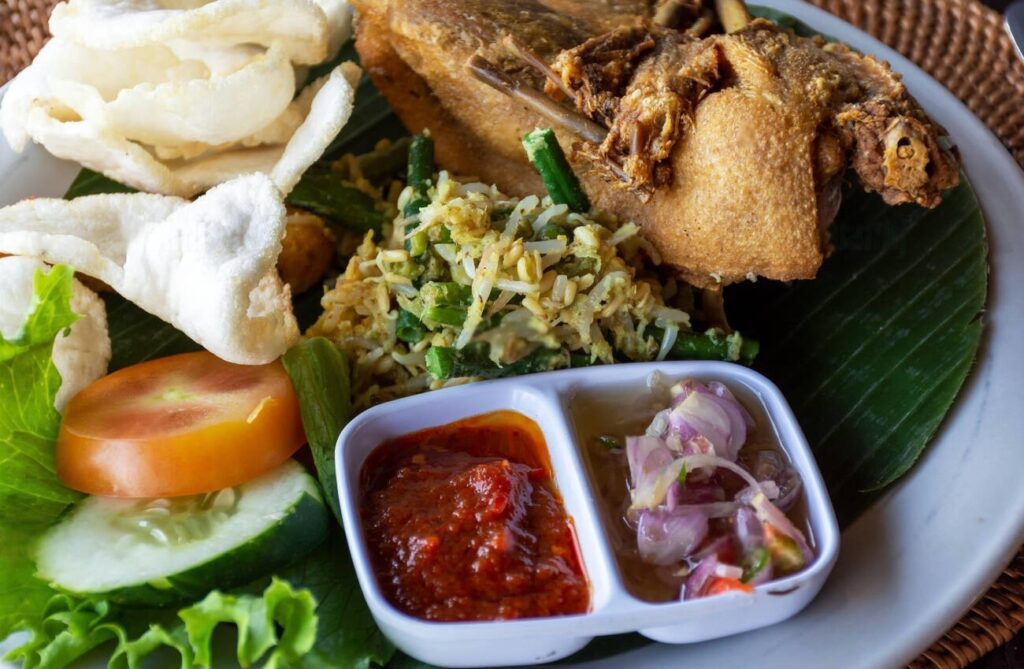 Babak Betutu slow cooked duck cuisine in bali