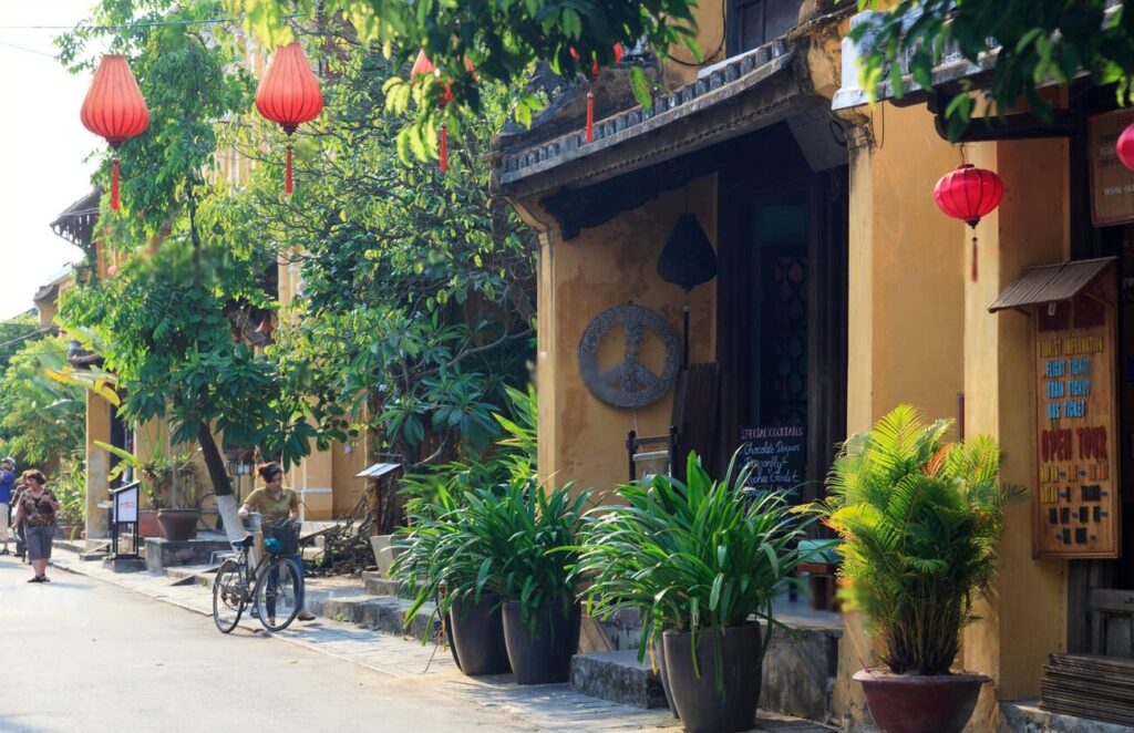 Old town road of Hoi An
