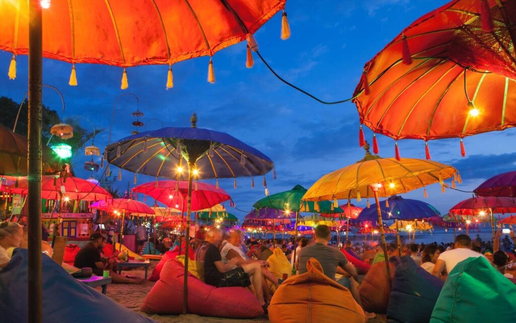 Legian beach party