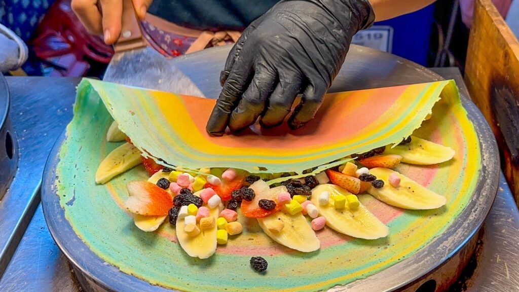 Rainbow street food in Thailand