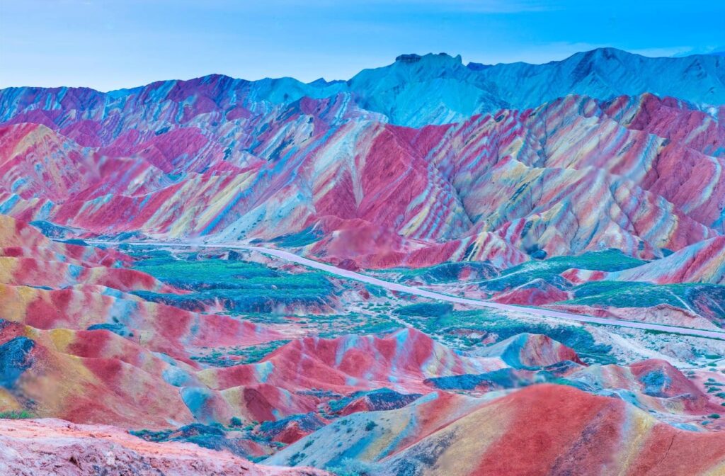 Reason behind vibrant color in rainbow mountain is geological activity
