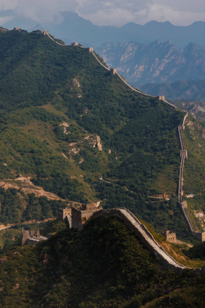 Jinshanling. Great wall of China