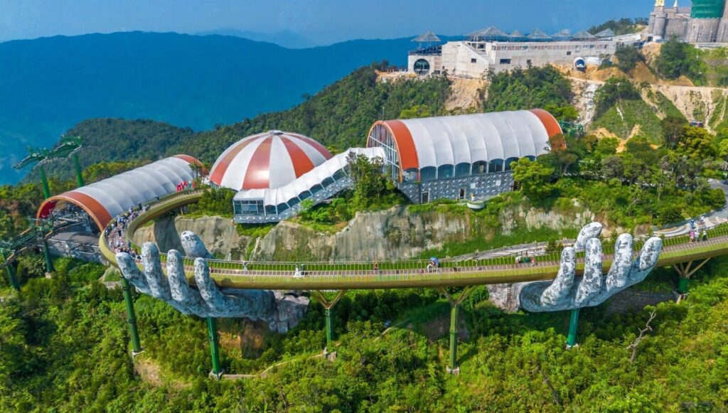 Golden Bridge in Vietnam
