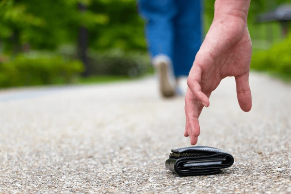 Dropped wallet